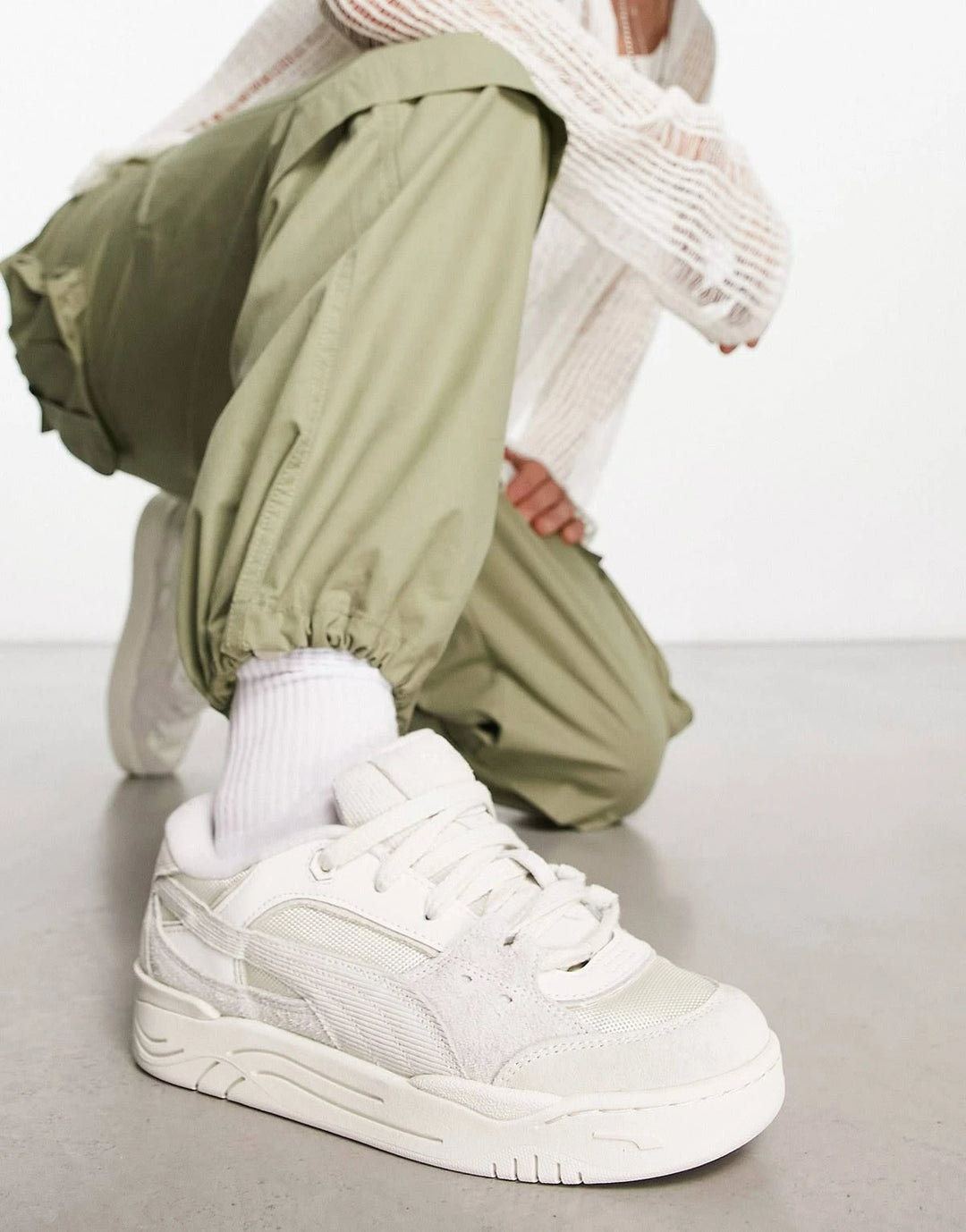 PUMA 180 Corduroy White