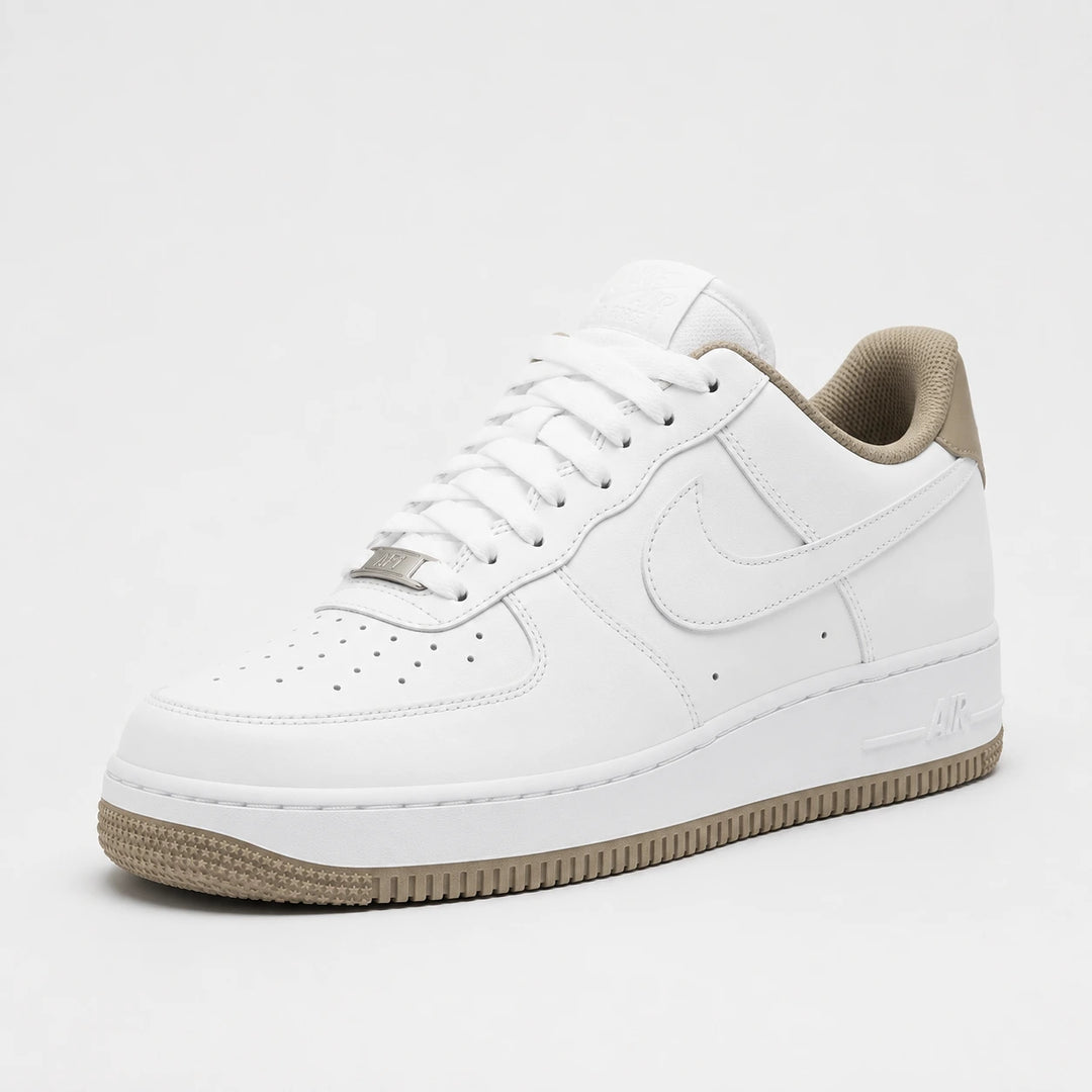 Hand-Crafted AF 1 White Taupe